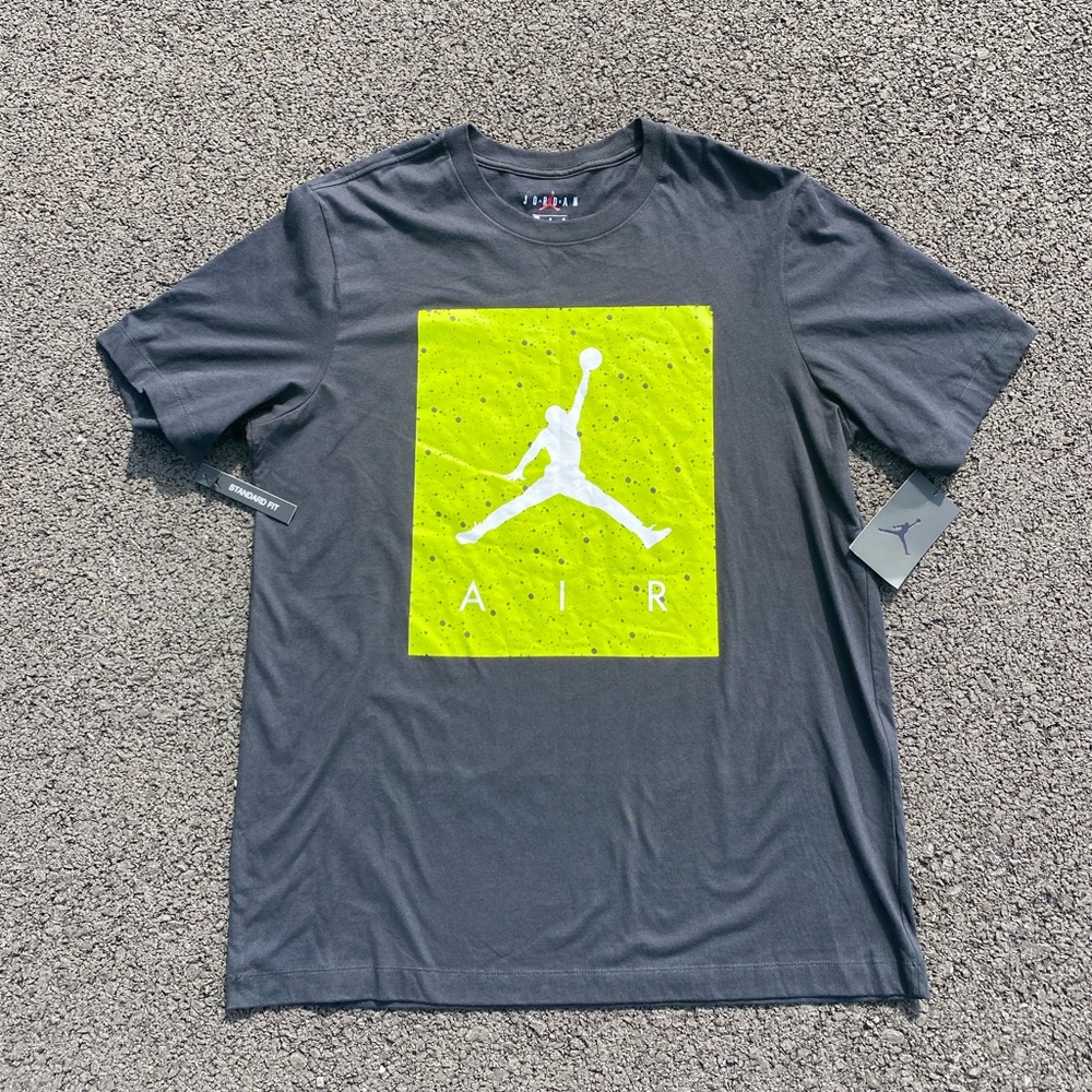Jordan Poolside T-Shirt (Cyber/Black)
